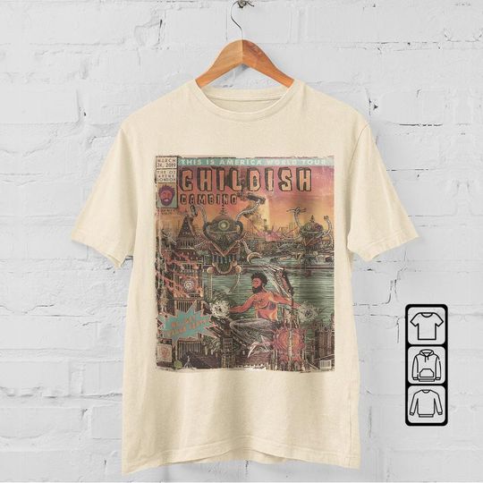 Discover Childish Gambino 1 Shirt Retro Vintage 90s Hip Hop Graphic