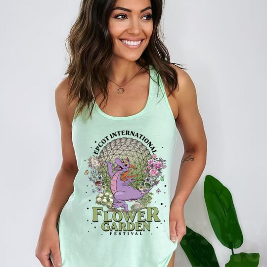 Figment Tank Top, Disney Figment Tank, Epcot Flower and Garden Festival Tank