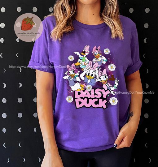 Daisy Duck Disney Vintage Shirt, Daisy Duck Disney Family Fan Gift