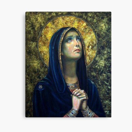 Our Lady of Sorrows Canvas