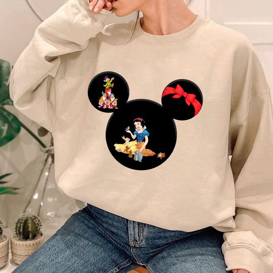Snow White Sweatshirt, Disneyland Family Matching Sweatshirt