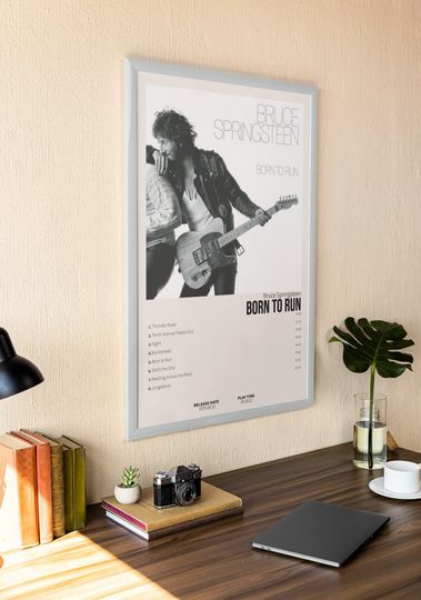 Bruce Springsteen - Born To Run | Album Cover Poster