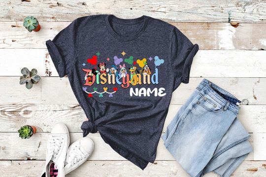 Customize Disney Trip Tee, Personalized Disneyland Shirt