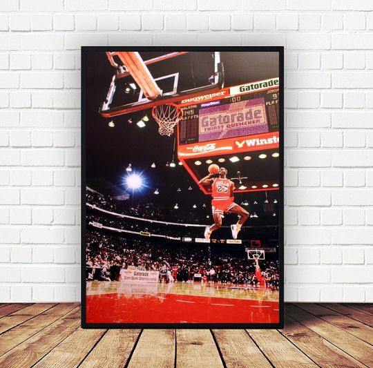 Michael Jordan Dunk Poster