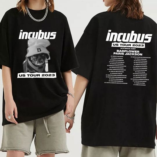 Incubus Band US Summer Tour 2023 Shirt, Incubus Band Fan Shirt, Incubus Band 2023 Concert Tee
