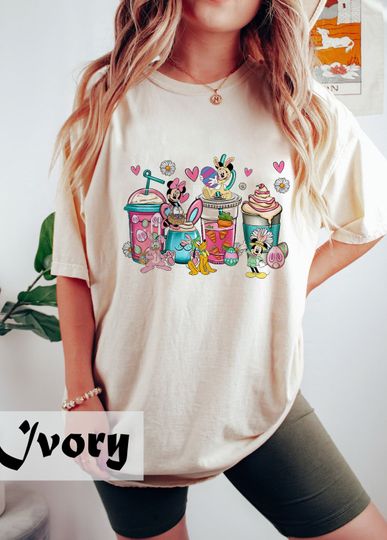 Vintage Disney Easter Coffee Shirt , Shirt , Some Bunny Need Coffee Shirt , Disneyland 2023 Shirt