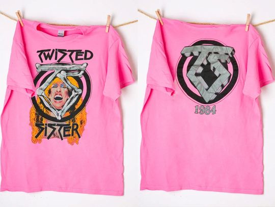 Discover TWISTED SISTER 1984 Stay Hungry Tour T-Shirt, Twisted Sister Tour 1984 T-Shirt