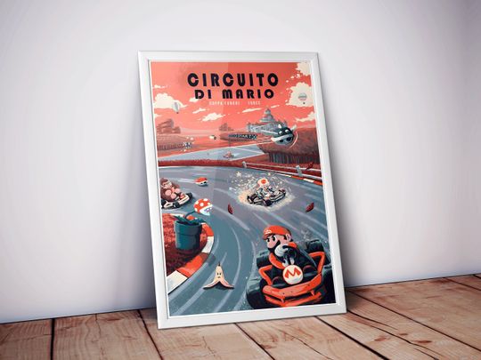 Super Mario Poster Circuito Di Mario Poster