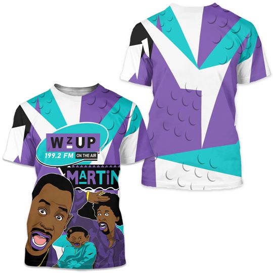 Shirt To Match Jordan 5 Purple Grape - Martin Tv 90s Melanin Got Em -