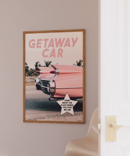 Discover Getaway Car Taylor Poster