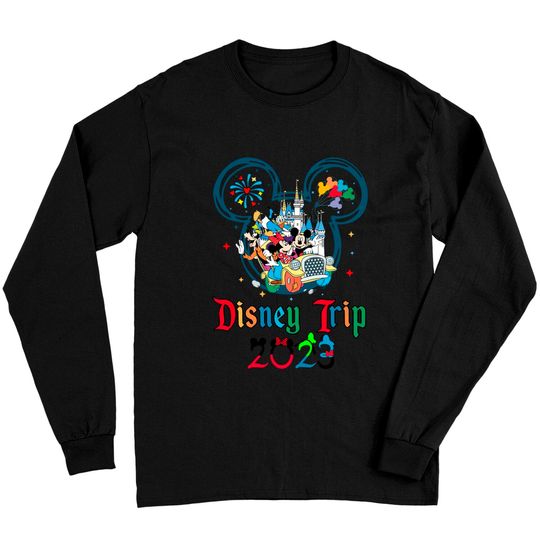 Custom Disney Trip 2023 Long Sleeves, Disney Vacation 2023 Long Sleeves