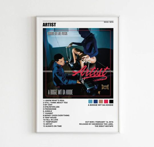 Discover A boogie Wit da Hoodie Posters, Artist Poster, Album Cover Poster