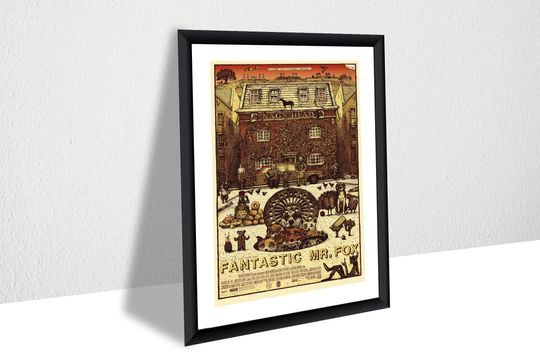 Fantastic Mr Fox Movie Poster Wall Art