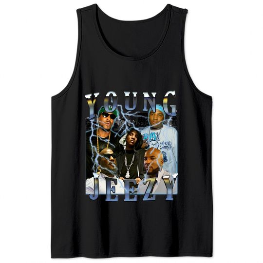 Young Jeezy Tank Tops 90s Style Bootleg Rap The Snowman