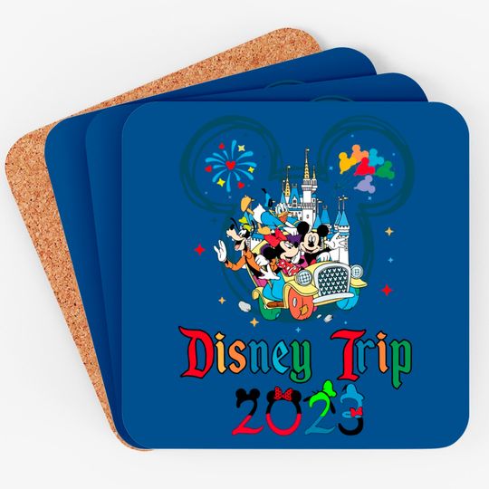 Custom Disney Trip 2023 Coasters, Disney Vacation 2023 Coasters