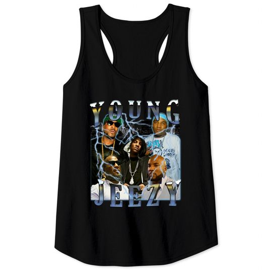 Young Jeezy Tank Tops 90s Style Bootleg Rap The Snowman