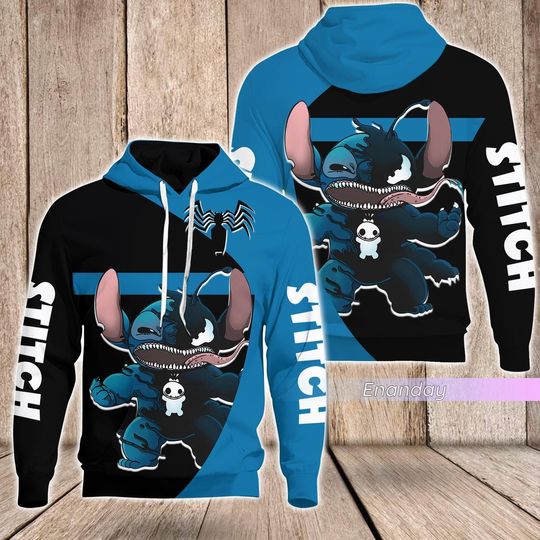 Stitch Shirt, Stitch Venom Hoodie, Funny Stitch Hoodie, Disney Stitch shirt