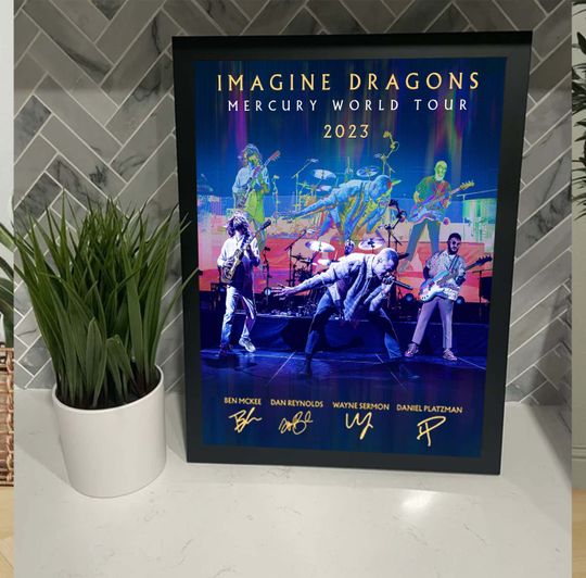 Discover Imagine Dragons Mercury World Tour 2023 Poster