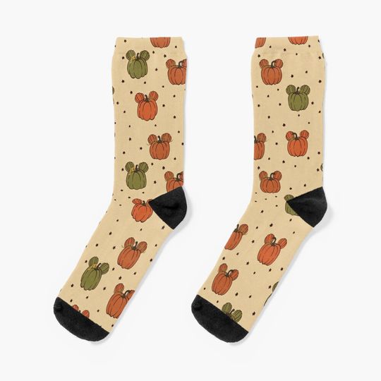 Discover Mickey Pumpkins Socks