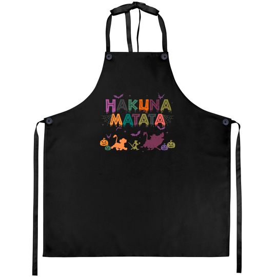 Hakuna Matata Aprons, Disney Halloween Aprons, Hakuna Matata Halloween Aprons, Disney Animal Kingdom Aprons, Disney Safari Mode Aprons,Disney Aprons