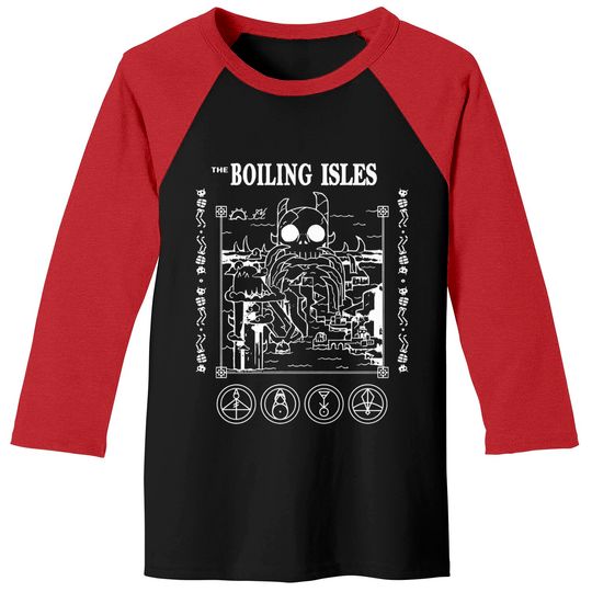 Visit The Boiling Isles Baseball Tees Boiling Isles The owl house Baseball Tees, Disney The Owl House Baseball Tees