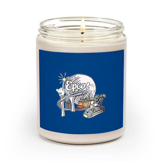 Disney Epcot Scented Candles, Vintage Epcot 1982