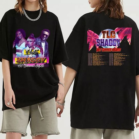TLC and Shaggy Hot Summer Night Tour 2023 Shirt