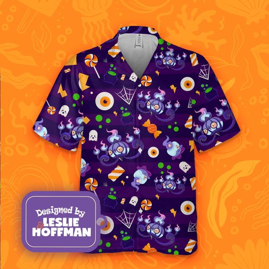 Chandelure PKM Hawaiian Shirt, Button Up Shirt