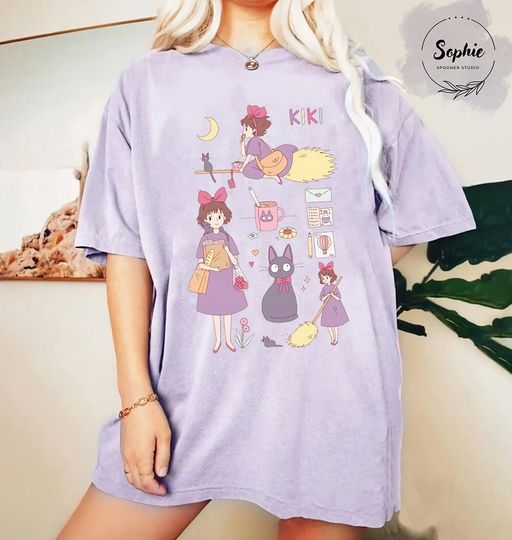 Kikis Delivery Service T-Shirt, Studio Ghibli T-Shirt