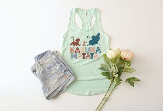 Vintage Hakuna Matata Tank Top, Retro Hakuna Matata Tank, Disney The Lion King Vintage Tank