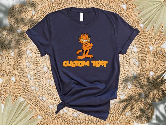 Garfield Custom Shirt, Garfield Tshirt , Garfield Unisex Tshirt , Personalized Garfield Shirt