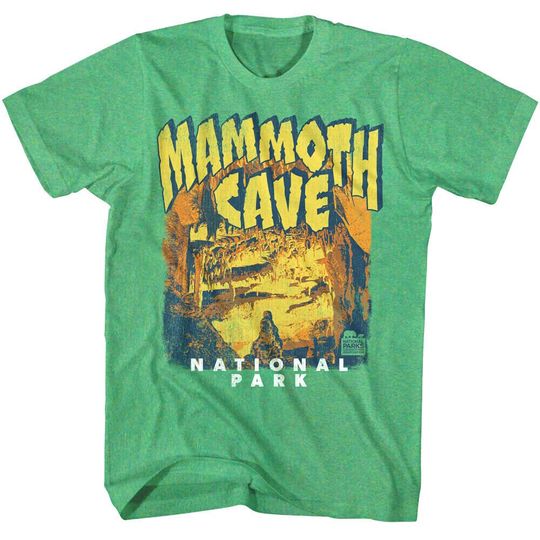 Discover Mammoth Cave National Park T Shirt Men's Kentucky Stalactites