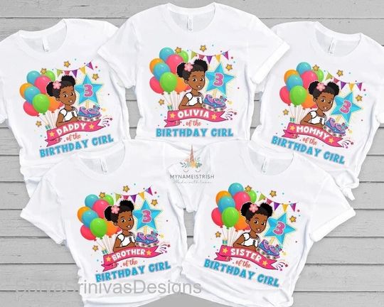 Discover Customized Gracie s Corner Birthday Shirt, Family Matching Birthday Tshirt