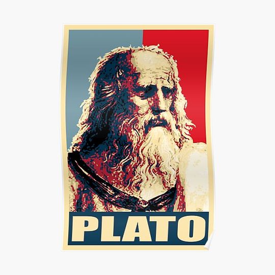 Discover Plato Premium Matte Vertical Poster