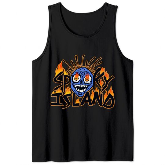 Vintage Spooky Island Scooby Doo Tank Tops