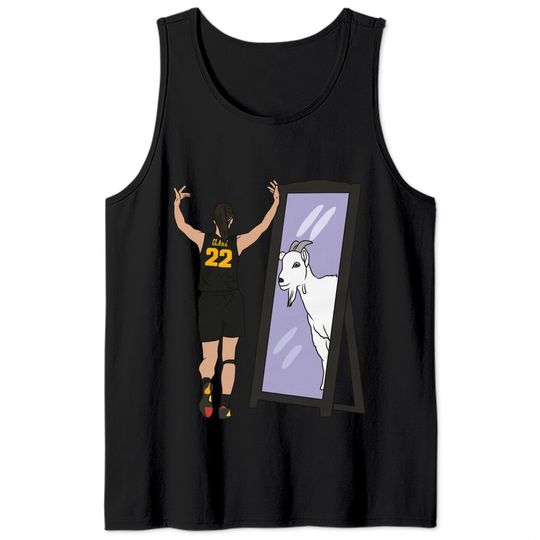 Caitlin Clark Mirror GOAT Tank Tops