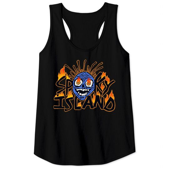 Vintage Spooky Island Scooby Doo Tank Tops