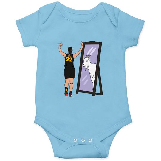 Caitlin Clark Mirror GOAT Onesies