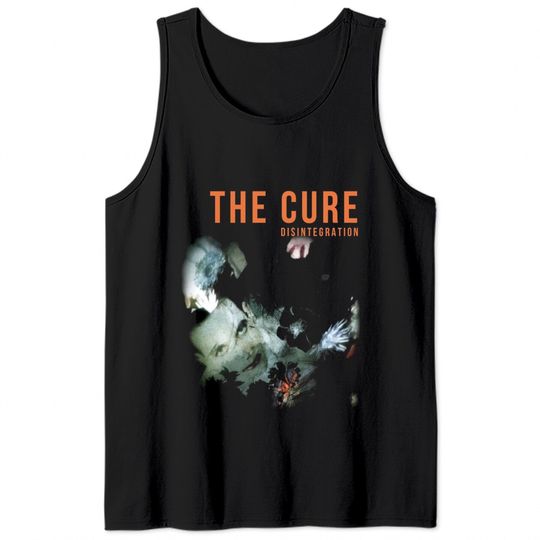 The Cure Disintegration Graphic Tank Tops