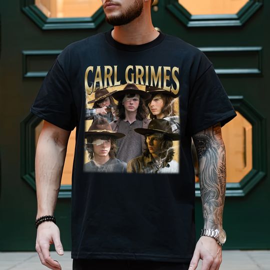 Discover Limited Carl Grimes Vintage T-Shirt