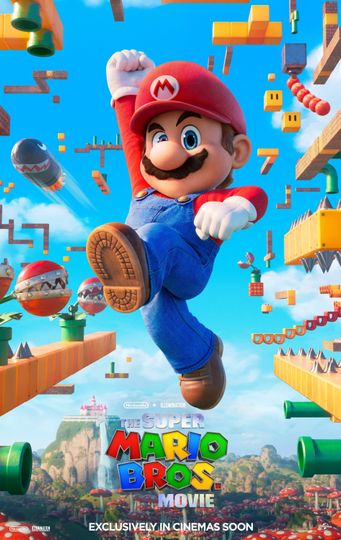 The Super Mario Bros Cartoon 2023 Movie Poster