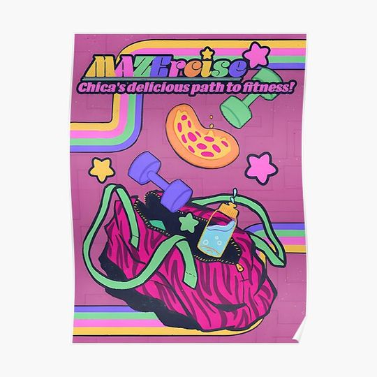 Fnaf Mazercise Premium Matte Vertical Poster