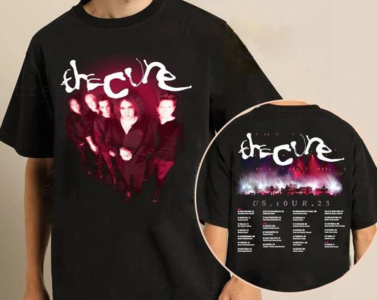 The Cure 2023 North American Tour Dates T-Shirt