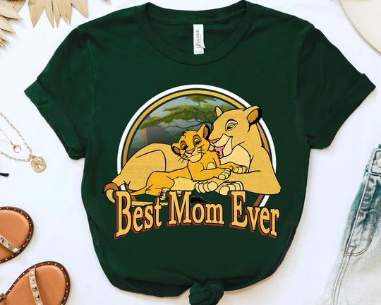 Retro Disney The Lion King Sarabi & Simba Best Mom Ever Shirt, Magic Kingdom WDW T-shirt