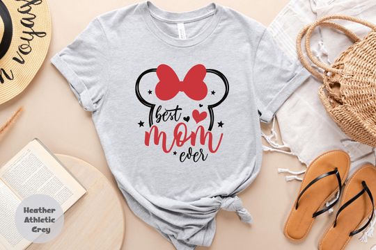 B.est Mom Ever T-Shirt, Disney Minnie Mom Shirt, Minnie Mom Shirt, Heart Mom Shirt, Mothers Day Shirt