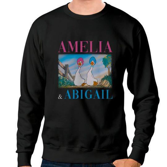 Amelia And Abigail The Aristocats 1970 Sweatshirts Disney Sweatshirts