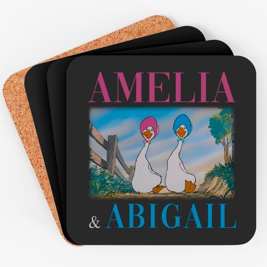 Amelia And Abigail The Aristocats 1970 Coasters Disney Coasters