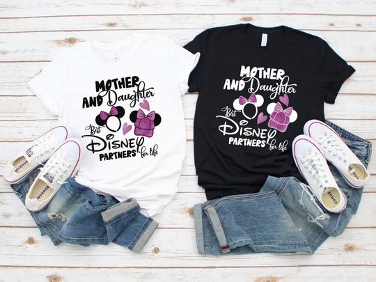 Disney Mother And Daughter T-Shirt, B.est Disney Trip Partner Shirt, Disney Mother's Day Shirt