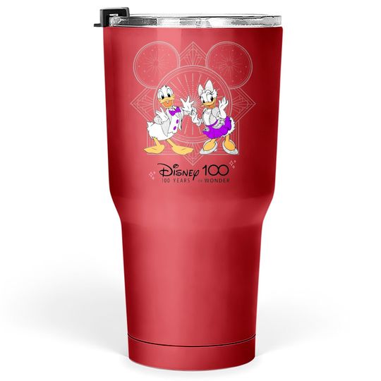 Disney 100 Years of Wonder Tumblers 30 oz, Donald And Daisy Duck Tumblers 30 oz