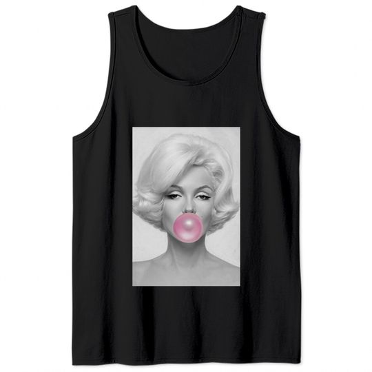 Marilyn Monroe Bubblegum Tank Tops